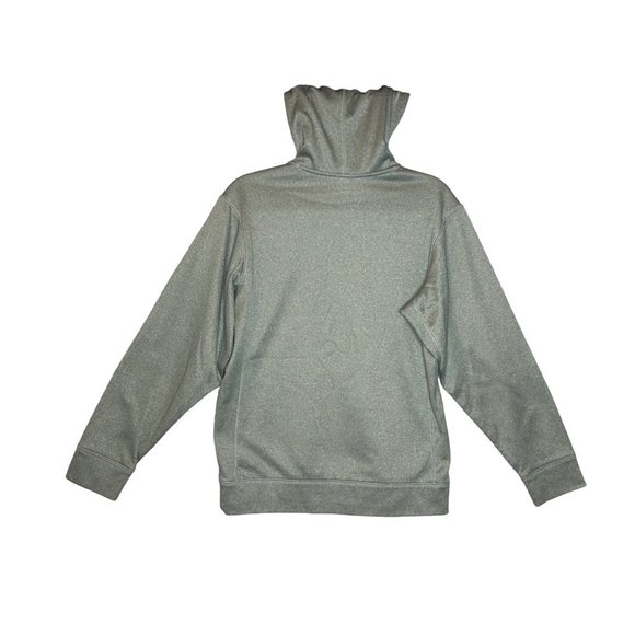 Nike Mens Small Gray Therma-Fit Pullover Fitness Hoodie Drawstring Pocket - Picture 3 of 9